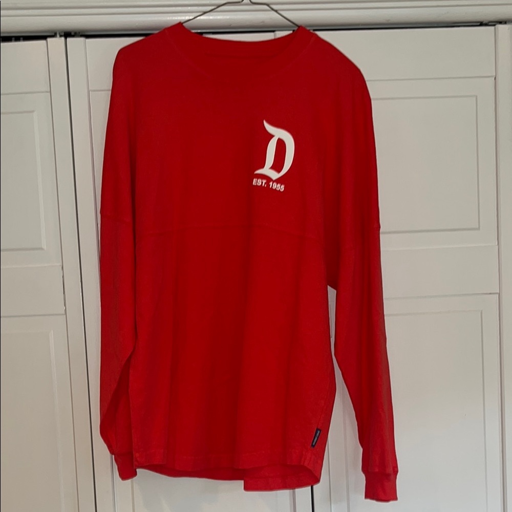 Red D-Logo Women's Jersey Top